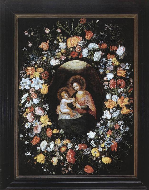 BRUEGHEL, Ambrosius Holy Virgin and Child oil painting picture